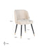 Axis White Chenille Chair